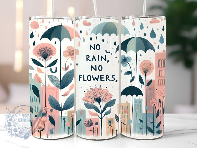 Spring 20oz Skinny Tumbler, Motivational Tumbler Png, Straight & Tapered Tumbler Wrap, Instant Digital Download Sublimation ToriDesigns 