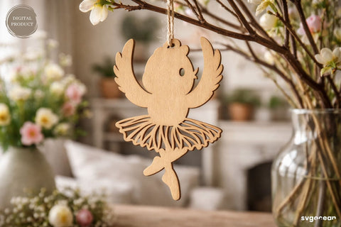 Spring Ballerina Chicken SVG Bundle SVG SvgOcean 