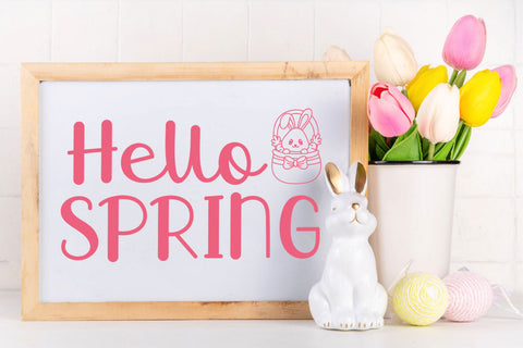 Spring Basket Font AEN Creative Store 