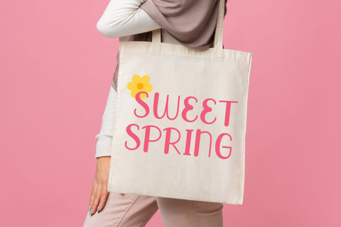 Spring Basket Font AEN Creative Store 