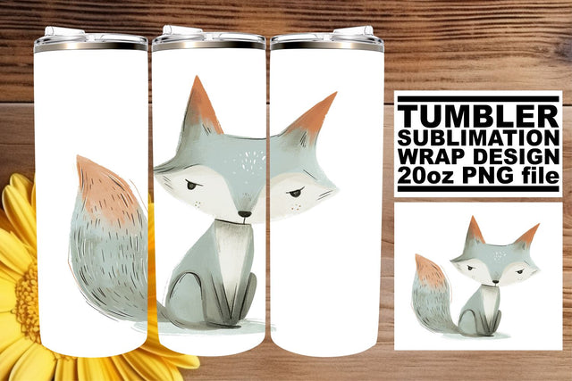 Spring Boho Animal Friends Tumbler Wrap - 20oz Sublimation Sublimation afrosvg 