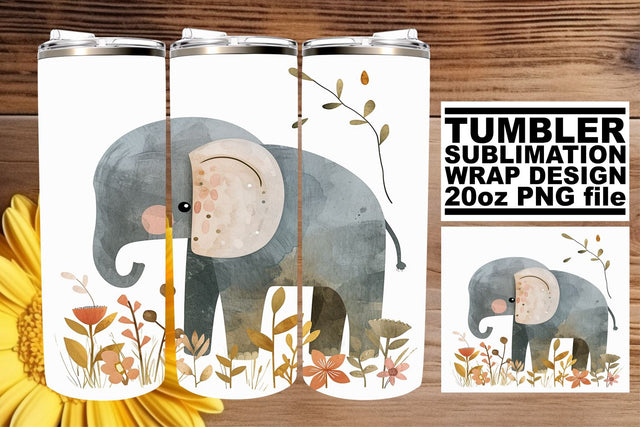 Spring Boho Critters Sublimation Design for Tumblers - 20oz Sublimation afrosvg 