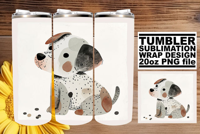 Spring Boho Critters Sublimation Design for Tumblers - 20oz Sublimation afrosvg 