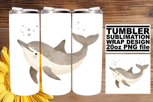 Spring Boho Wildlife Sublimation Design - 20oz Tumbler Sublimation afrosvg 