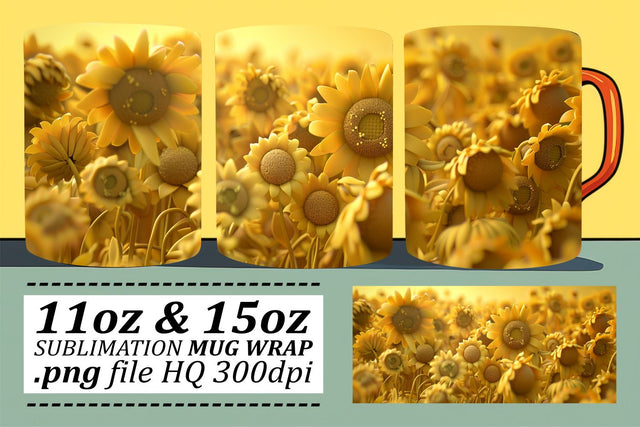 Spring Bouquet Mug Design - Sublimation Beauty for Cups Sublimation afrosvg 