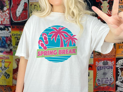 Spring Break Retro SVG SVG Caffeinated SVGs 