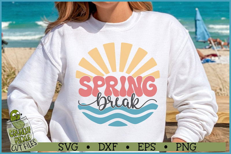 Spring Break SVG File SVG Crunchy Pickle 