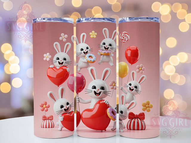 Spring Bunny Family Tumbler, Easter Bunny Tumbler, Cute Bunny Wrap, Festive Bunny Wrap, Spring Bunny Wrap, Sublimation Design, Trendy Gift Idea Sublimation SvggirlplusArt 