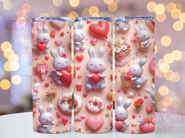 Spring Bunny Family Tumbler, Easter Bunny Tumbler, Cute Bunny Wrap, Festive Bunny Wrap, Spring Bunny Wrap, Sublimation Design, Trendy Gift Idea Sublimation SvggirlplusArt 