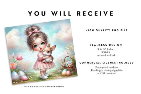 Spring Bunny Tumbler Sublimation Design Sublimation BijouBay 