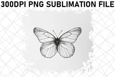 Spring Butterfly Elegance Sublimation afrosvg 