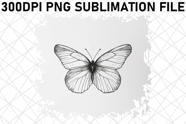 Spring Butterfly Elegance Sublimation afrosvg 