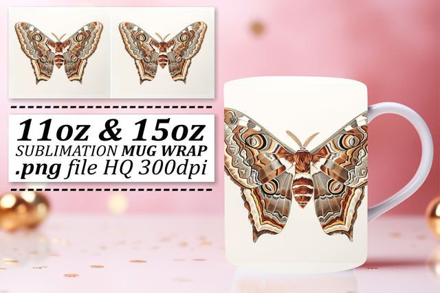 Spring Butterfly Mug Design: Playful Sublimation Styles Sublimation afrosvg 