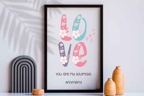 Spring - Colorful Font Font AnningArts Design 