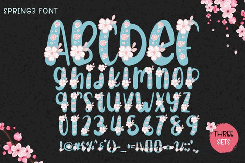 Spring - Colorful Font Font AnningArts Design 