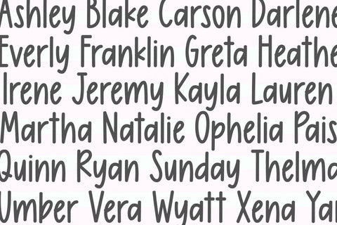Spring Days - Cute Handwritten Font Font KA Designs 
