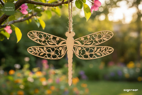 Spring Dragonfly Ornaments SVG Bundle SVG SvgOcean 