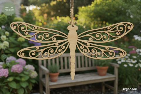 Spring Dragonfly Ornaments SVG Bundle SVG SvgOcean 