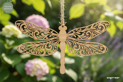 Spring Dragonfly Ornaments SVG Bundle SVG SvgOcean 