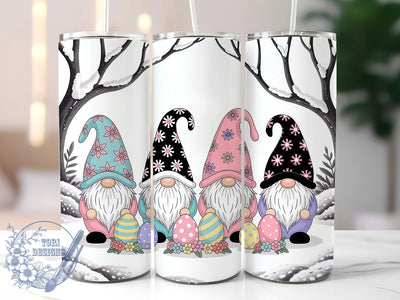 Spring Easter Gnome Tumbler, Spring Easter Tumbler, Stylish 20oz Wrap, Sublimation Design, Trendy Gift Idea, Holiday Gnome Wrap, Festive Easter Tumbler Sublimation ToriDesigns 