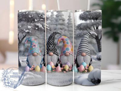 Spring Easter Gnome Tumbler, Spring Easter Tumbler, Stylish 20oz Wrap, Sublimation Design, Trendy Gift Idea, Holiday Gnome Wrap, Festive Easter Tumbler Sublimation ToriDesigns 