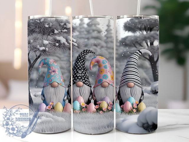 Spring Easter Gnome Tumbler, Spring Easter Tumbler, Stylish 20oz Wrap, Sublimation Design, Trendy Gift Idea, Holiday Gnome Wrap, Festive Easter Tumbler Sublimation ToriDesigns 