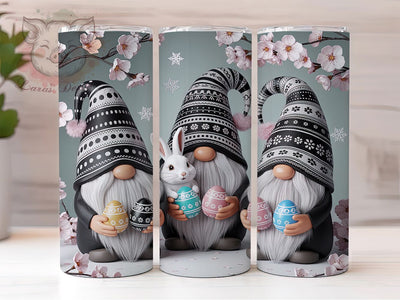 Spring Easter Gnome Tumbler, Spring Tumbler Design, Stylish 20oz Wrap, Sublimation Design, Trendy Gift Idea, Holiday Gnome Wrap, Festive Easter Tumbler Sublimation Lara' s Designs 