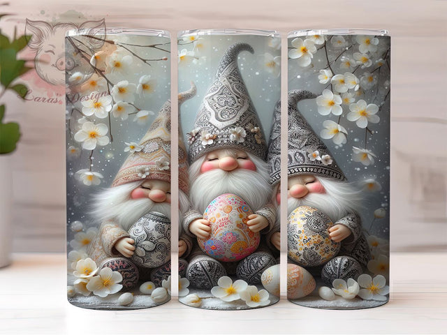 Spring Easter Gnome Tumbler, Spring Tumbler Design, Stylish 20oz Wrap, Sublimation Design, Trendy Gift Idea, Holiday Gnome Wrap, Festive Easter Tumbler Sublimation Lara' s Designs 