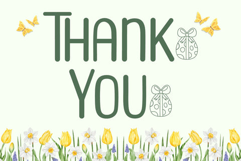 Spring Egg Font AEN Creative Store 