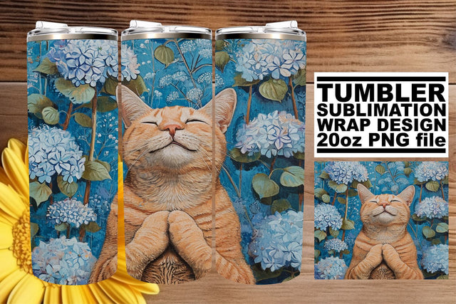 Spring Farmyard & Flowers Tumbler Design - 20oz Sublimation afrosvg 