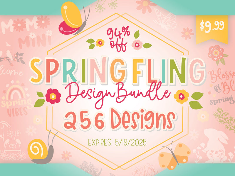 Spring Fling Design Bundle Bundle So Fontsy Design Shop 