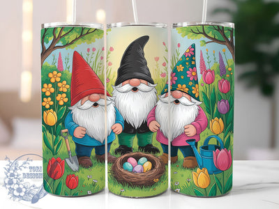 Spring Floral Easter Gnome Tumbler, Spring Flower Tumbler, Stylish 20oz Wrap, Sublimation Design, Trendy Gift Idea, Floral Gnome Wrap, Holiday Easter Tumbler Sublimation ToriDesigns 