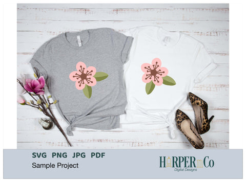 Spring Flower 4 SVG PNG Cut EPS File SVG HarperNCo 