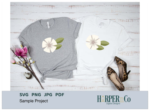 Spring Flower 5 SVG PNG Cut EPS File SVG HarperNCo 