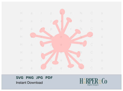 Spring Flower 7 SVG PNG Cut EPS File SVG HarperNCo 