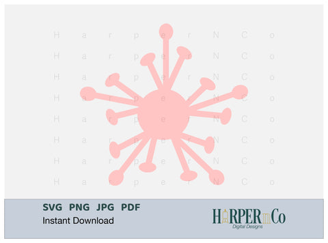 Spring Flower 7 SVG PNG Cut EPS File SVG HarperNCo 