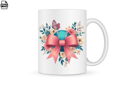 Spring Flower Coquette Baseball PNG Printable File Sublimation Creativedesigntee 
