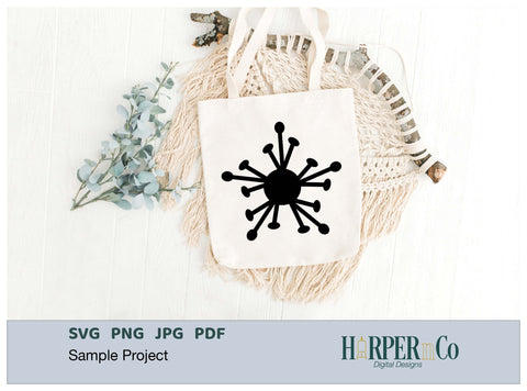 Spring Flower Outline 2 SVG PNG Cut EPS File SVG HarperNCo 