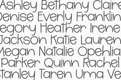 Spring Flowers - Cute Handwritten Font Font KA Designs 