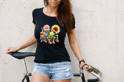 Spring Frog Sublimation Sublimation Clipart Sublimation SVGArt 