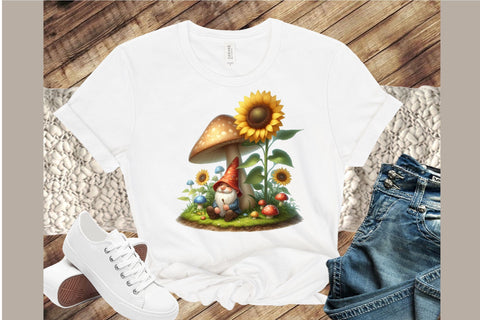 Spring Garden Gnomes Clipart - Gnome Png Sublimation designartist 
