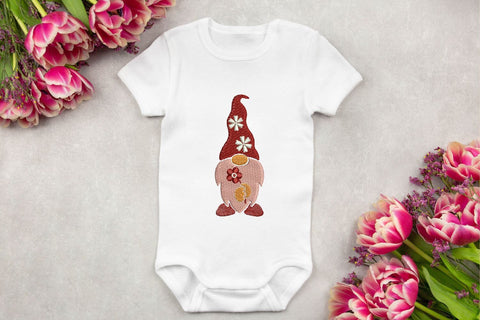 Spring Gnome for Machine Embroidery Embroidery/Applique DESIGNS SvgOcean 