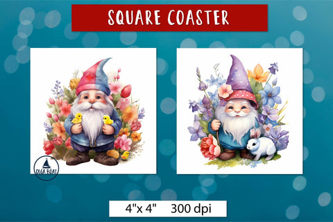 Spring gnomes png | Easter sublimation designs Sublimation Olga Boat Design 