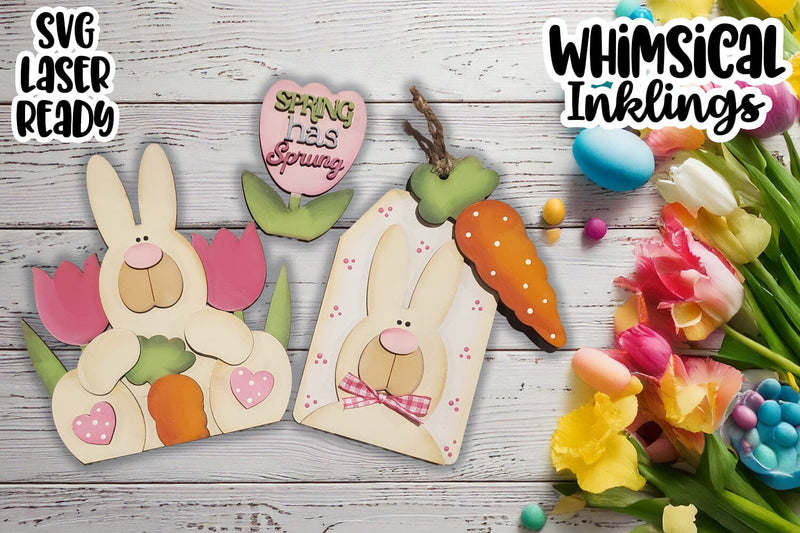 Spring Has Sprung Laser SVG Set SVG Whimsical Inklings 