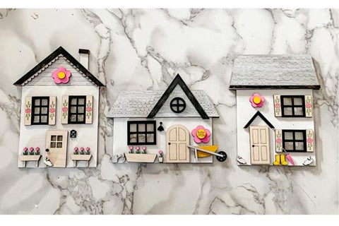 Spring House Laser SVG File SVG Crafting With Brenna 