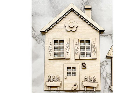 Spring House Laser SVG File SVG Crafting With Brenna 