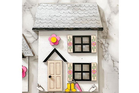 Spring House Laser SVG File SVG Crafting With Brenna 