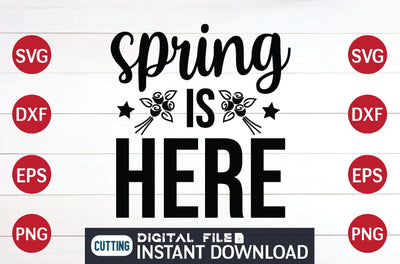Spring is here svg SVG designer krishna 