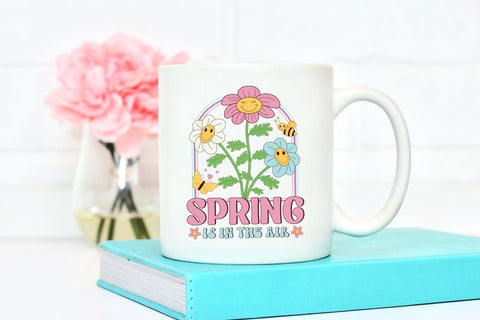 Spring is in the Air, Retro Spring Sublimation Sublimation CraftLabSVG 