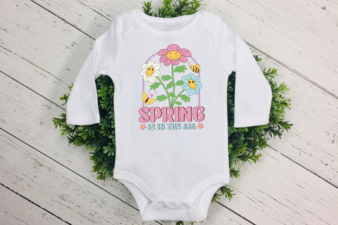 Spring is in the Air, Retro Spring Sublimation Sublimation CraftLabSVG 